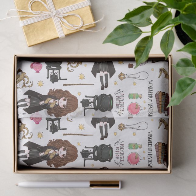 Magical Hermione Granger Watercolor Tissue Paper (Gift)