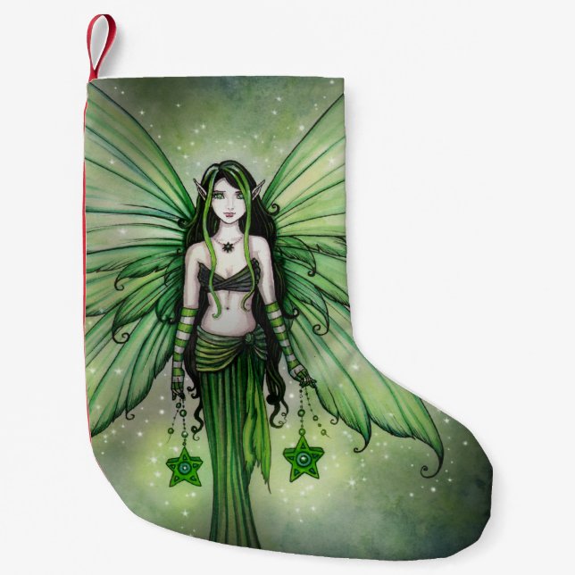 Magical Holiday Fairy Christmas Stocking (Front)