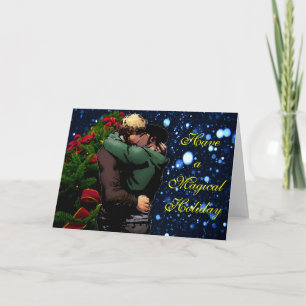 Magical Holiday Gay Greeting Card