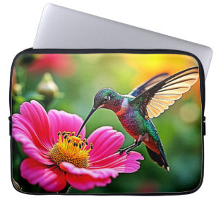 Magical Hummingbird Moments Design Laptop Sleeve