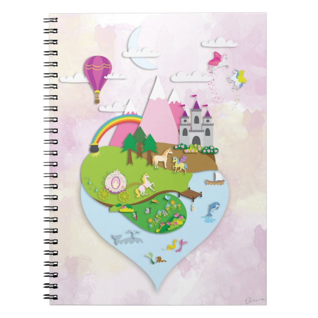Magical Imagination Island Notebook (Front)