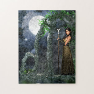 Magical Jigsaw - Moon Goddess (Selene) Puzzle