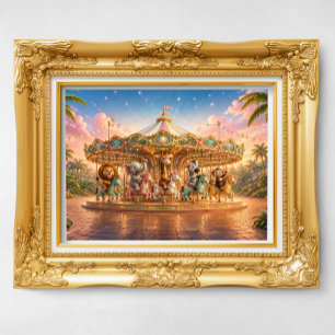 Magical Jungle Carousel Dreams No 2 Poster