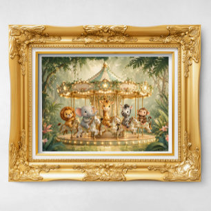 Magical Jungle Carousel Dreams No 3 Poster