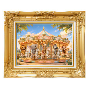 Magical Jungle Carousel Dreams No 4 Poster