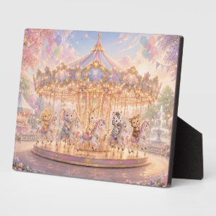 Magical Jungle Carousel Dreams Plaque
