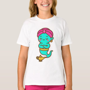 Magical Kawaii Djinn – Neon Spirit T-Shirt