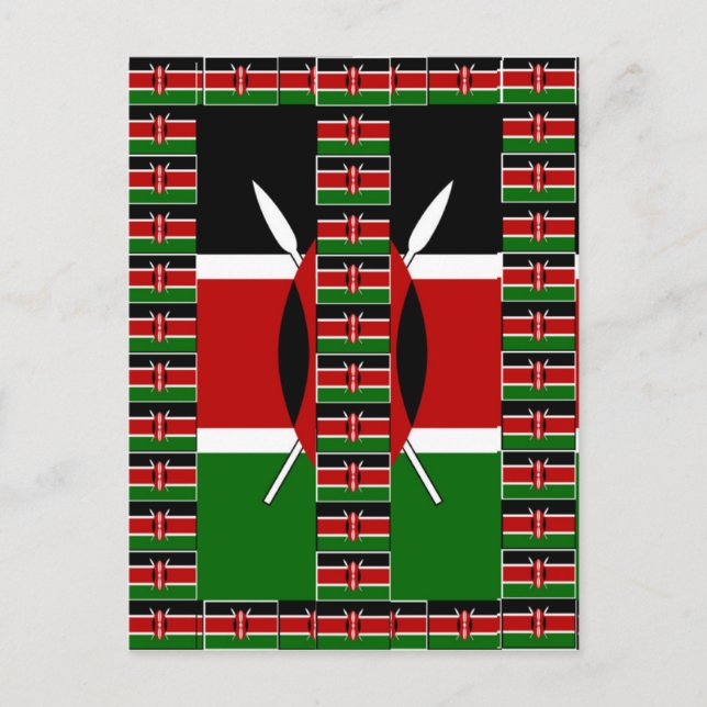 🇰🇪 Magical Kenya: Frame of Unity and Pride  Postcard (Front)