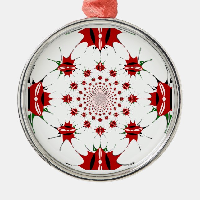 Magical Kenya: Kaleidoscope Culture identity 🇰🇪  Metal Tree Decoration (Front)