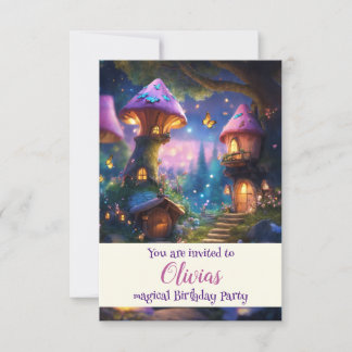Magical Kids Birthday invitation