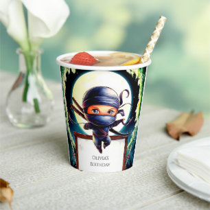 Magical Kids Ninja Birthday Paper Cups