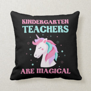 Magical Kindergarten Teacher Unicorn Education Cushion