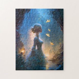 Magical Lady In Water Fantasy Art Jigsaw Puzzle