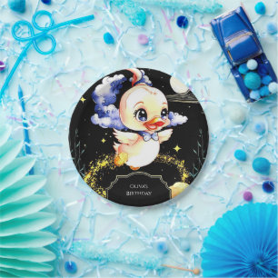 Magical Lake Duck Birthday Paper Plate