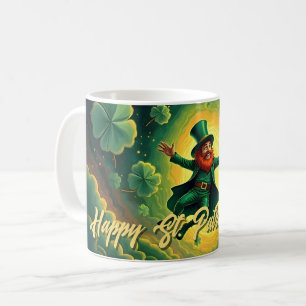 Magical Leprechaun St. Patrick’s Day Art Coffee Mug