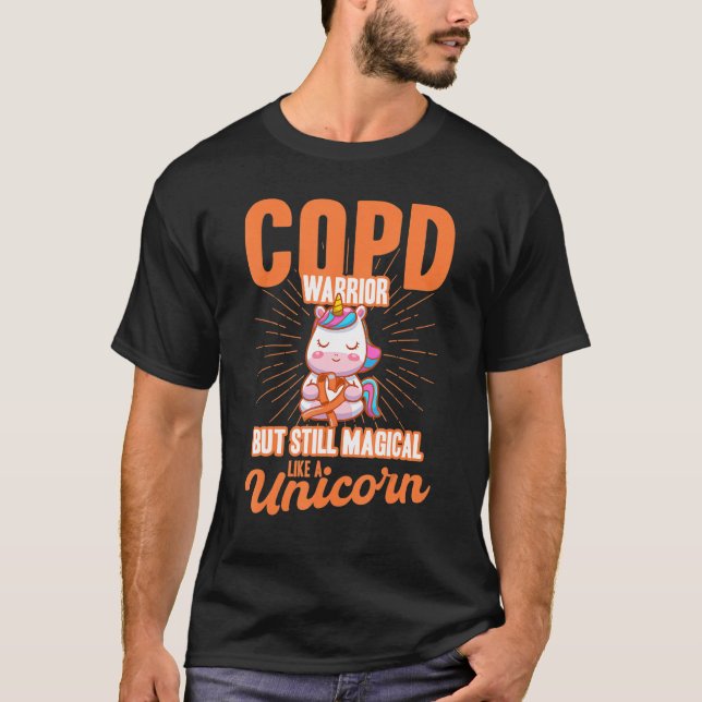 Magical Like A Unicorn COPD Awareness T-Shirt (Front)