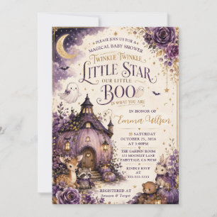 Magical Little Boo Baby Shower Invitation