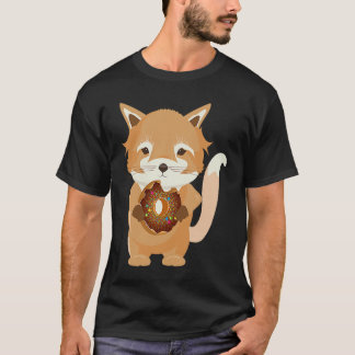 Magical little fox with doughnut  1 T-Shirt