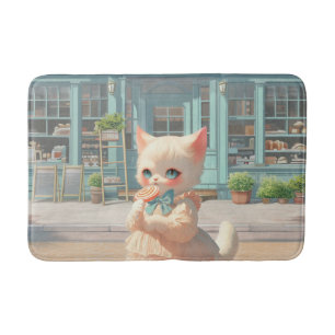 Magical Lollipop: Bao Bao Baby Cat Sweet Shop Bath Mat
