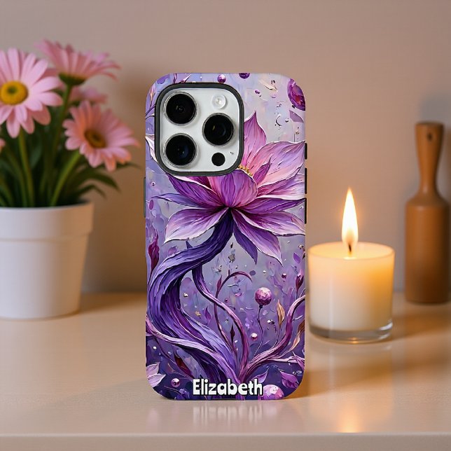 Magical Lotus Flower Dreamscape Painting Case-Mate iPhone Case (Creator Uploaded)