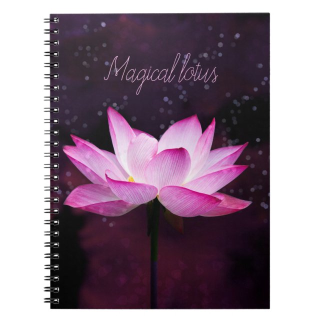 magical lotus - notebook (Front)