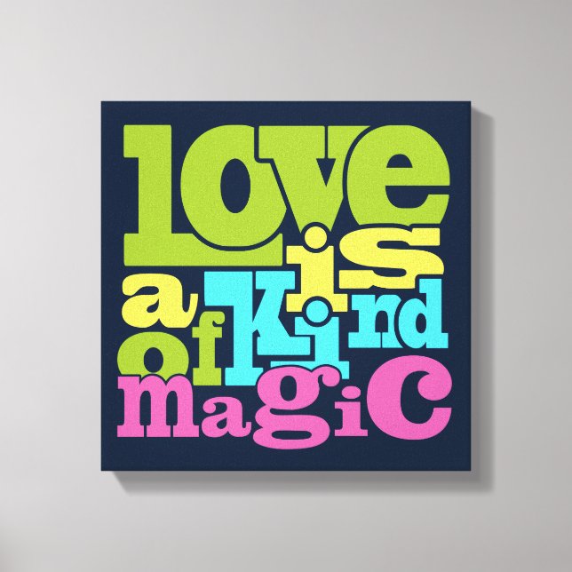 Magical Love canvas print (Front)