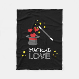 Magical Love - White Fleece Blanket