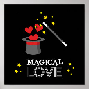 Magical Love - White Poster