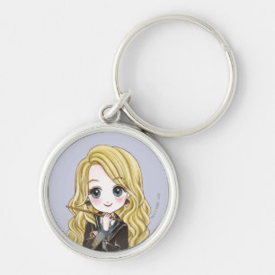 Magical Luna Lovegood Watercolor Key Ring