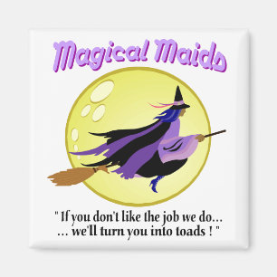 Magical Maids Witch Magnet