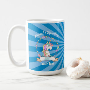 Magical Marvellous Aunt  - Unicorn Princess Coffee Mug