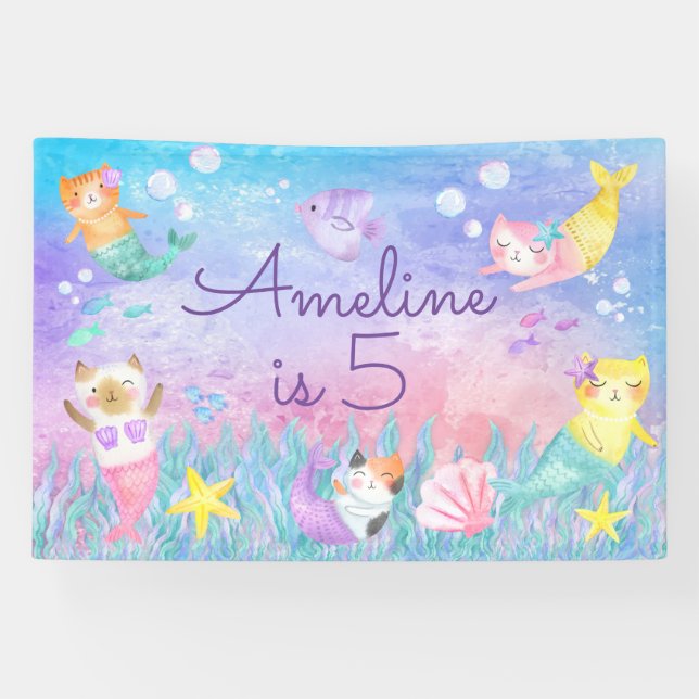 Magical Mercat Theme Banner 4 ft X 6 ft (Horizontal)
