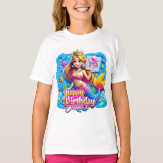 Magical Mermaid Birthday Delight, Birthday gift T-Shirt