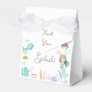 Magical Mermaid Birthday Party Gift and Favour Box