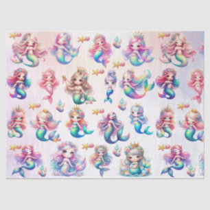 Magical Mermaid Birthday Under The Sea Photo Tissue Paper