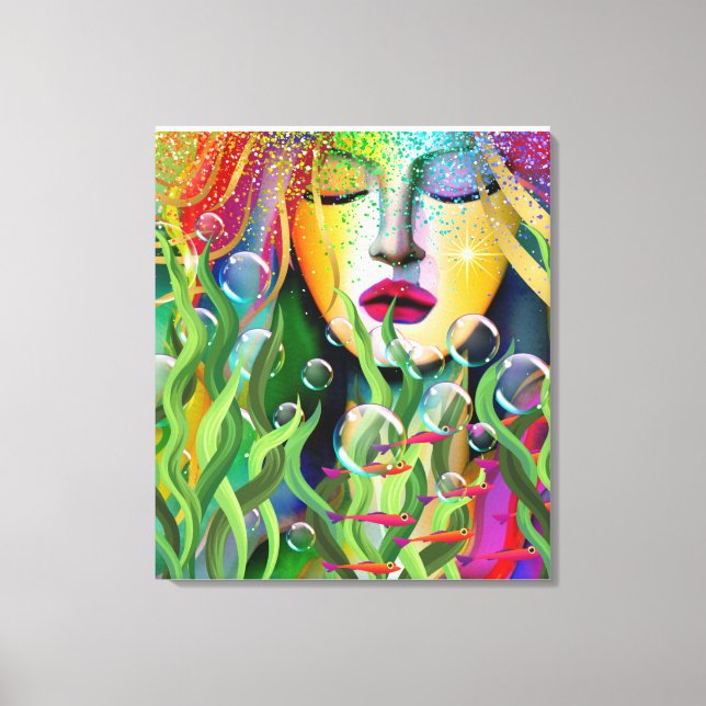 Magical Mermaid Canvas Print (Front)