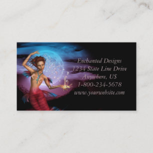 Magical Mermaid Moon Business Cards