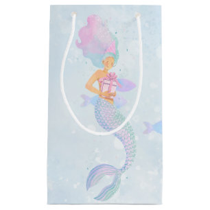 Magical Mermaid Themed Birthday Party  Small Gift Bag