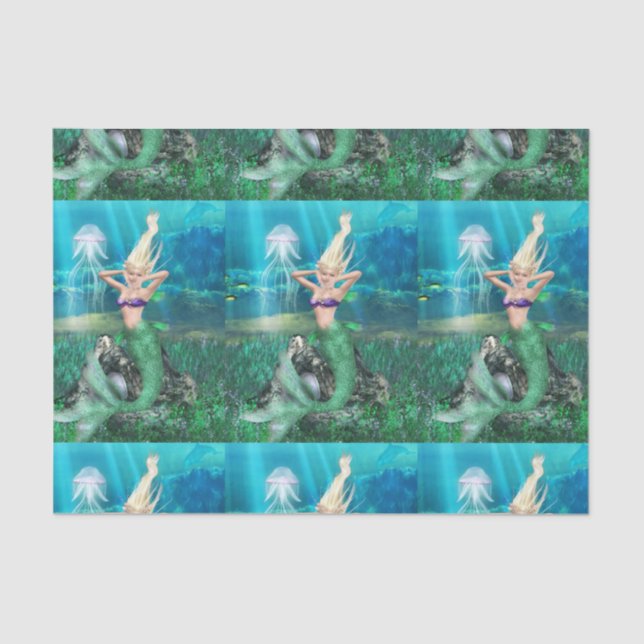 Magical Mermaid Tissue Paper (Front)