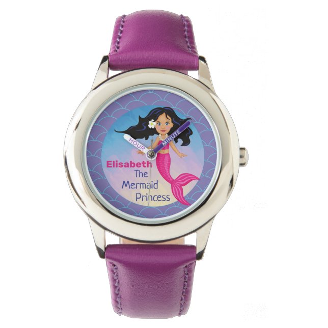 Magical Mermaid Under The Sea Birthday Watch (Front)