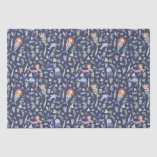 Magical Mermaids Watercolor Tissue Paper