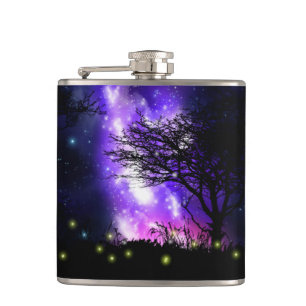 Magical Milky Way Hip Flask
