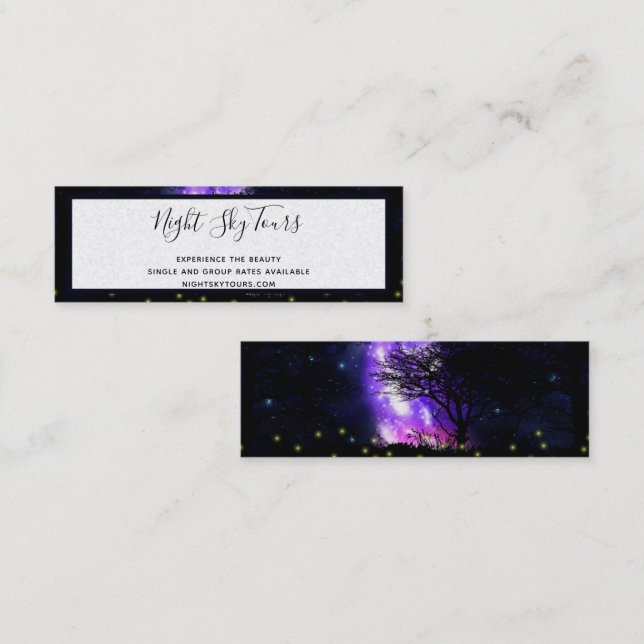 Magical Milky Way Mini Business Card (Front/Back)