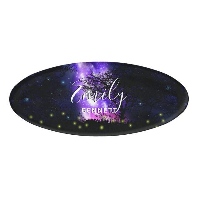Magical Milky Way Name Tag (Front)