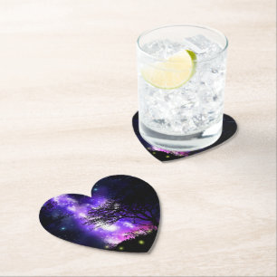 Magical Milky Way Paper Coaster