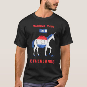 Magical Mode On Netherlands Soccer Unicorn T-Shirt