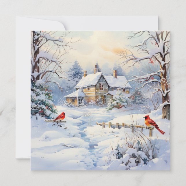 Magical Moments at Christmas Holiday Card (Front)