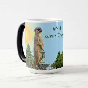  Magical Moments 'Green Thang' Meerkat Magic Mug