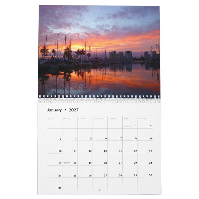 Magical Moments of Hawaii 2012 Calendar (Jan 2027)