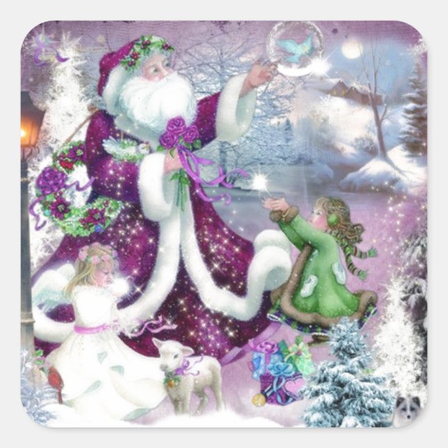 Magical Moments Square Sticker (Front)